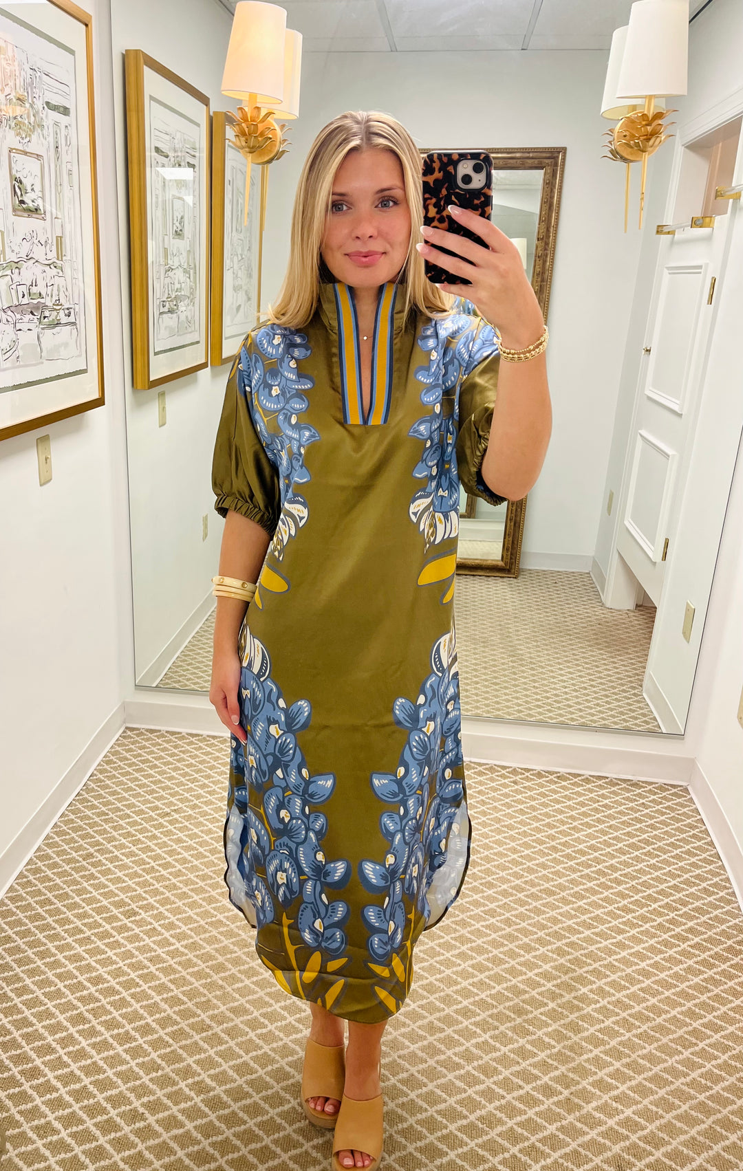 Poppy Caftan | Bluebonnet