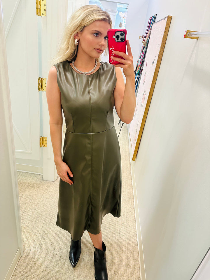 Purslane Dress | Olive