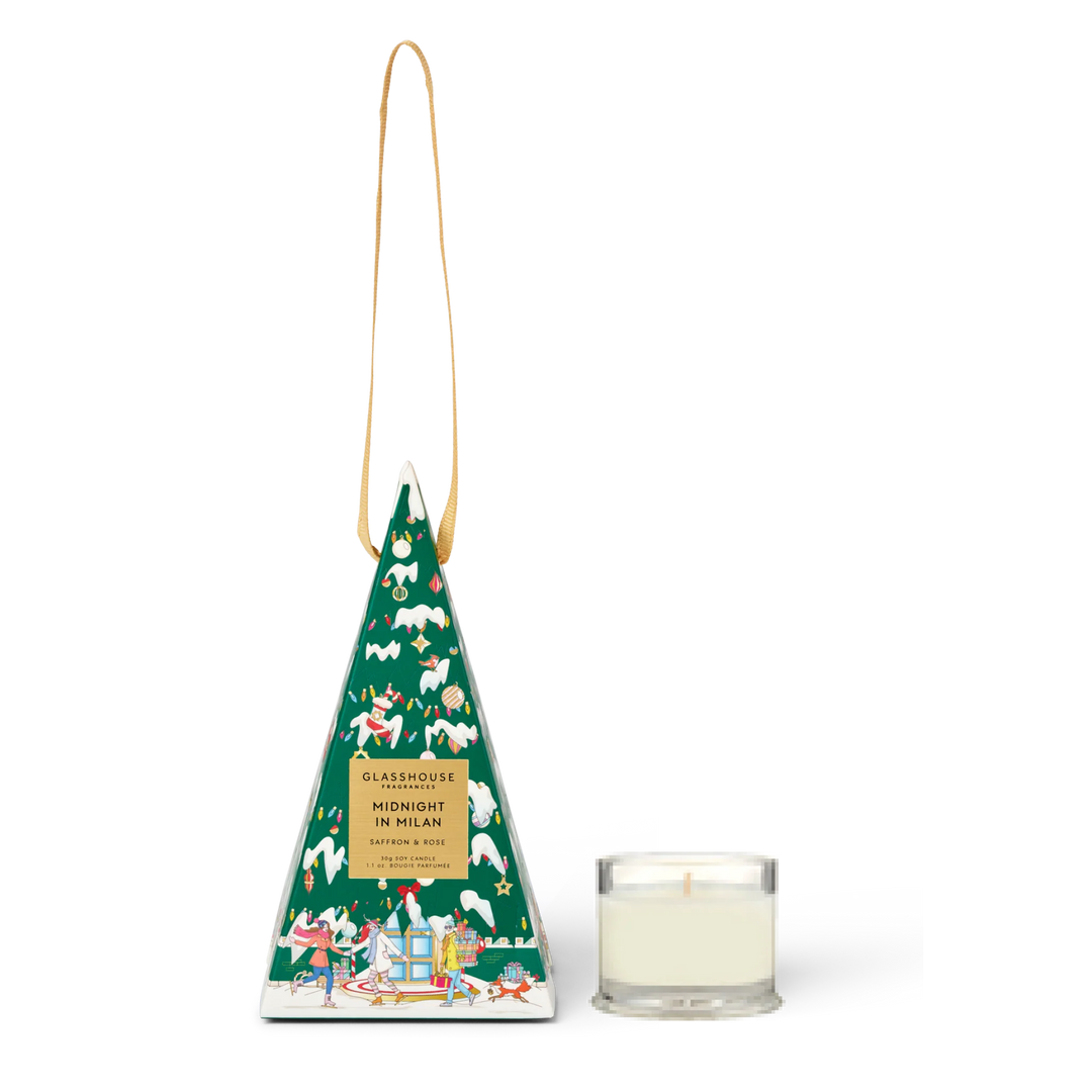 Midnight in Milan Christmas Bauble Candle