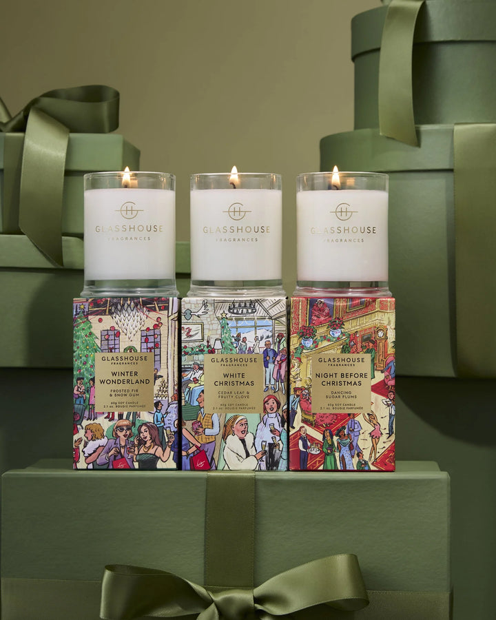 Christmas Candle Trio