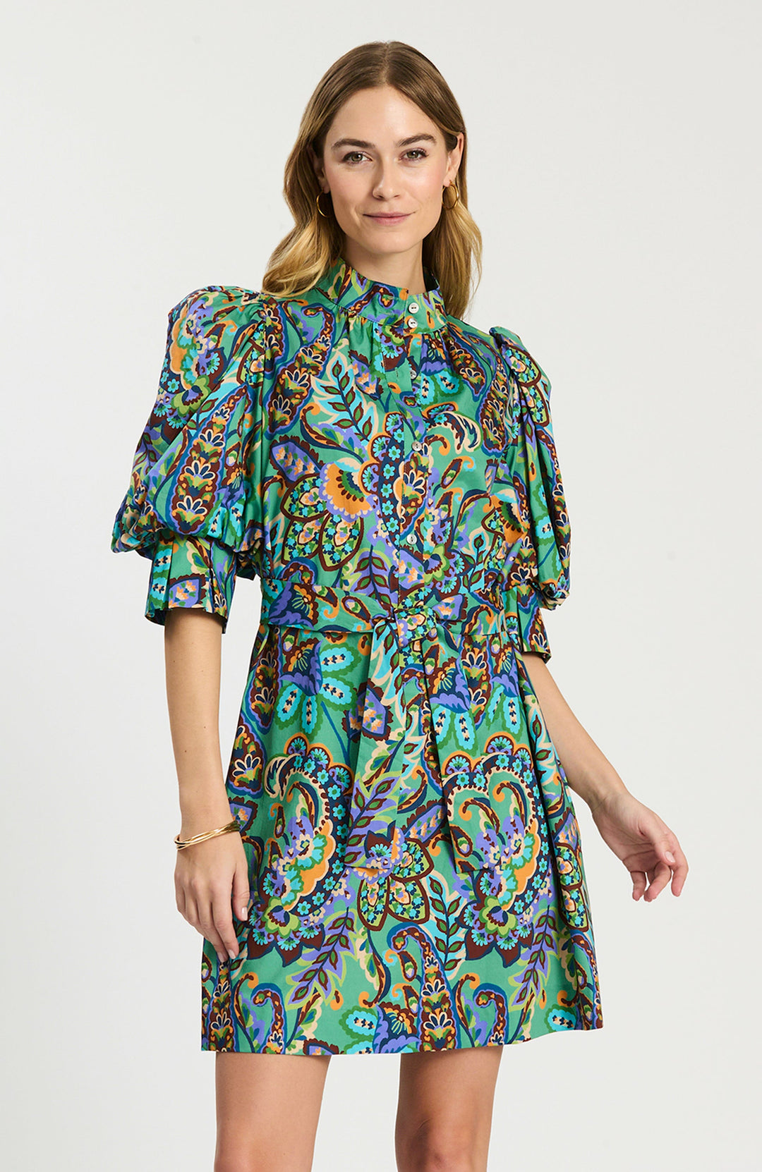 Lydia Dress | Fiesta Paisley - Charlotte's Inc