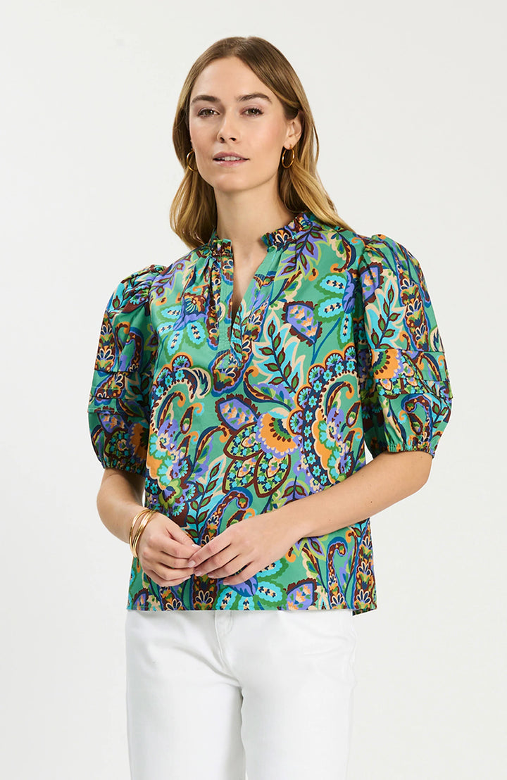 Jenna Top | Fiesta Paisley