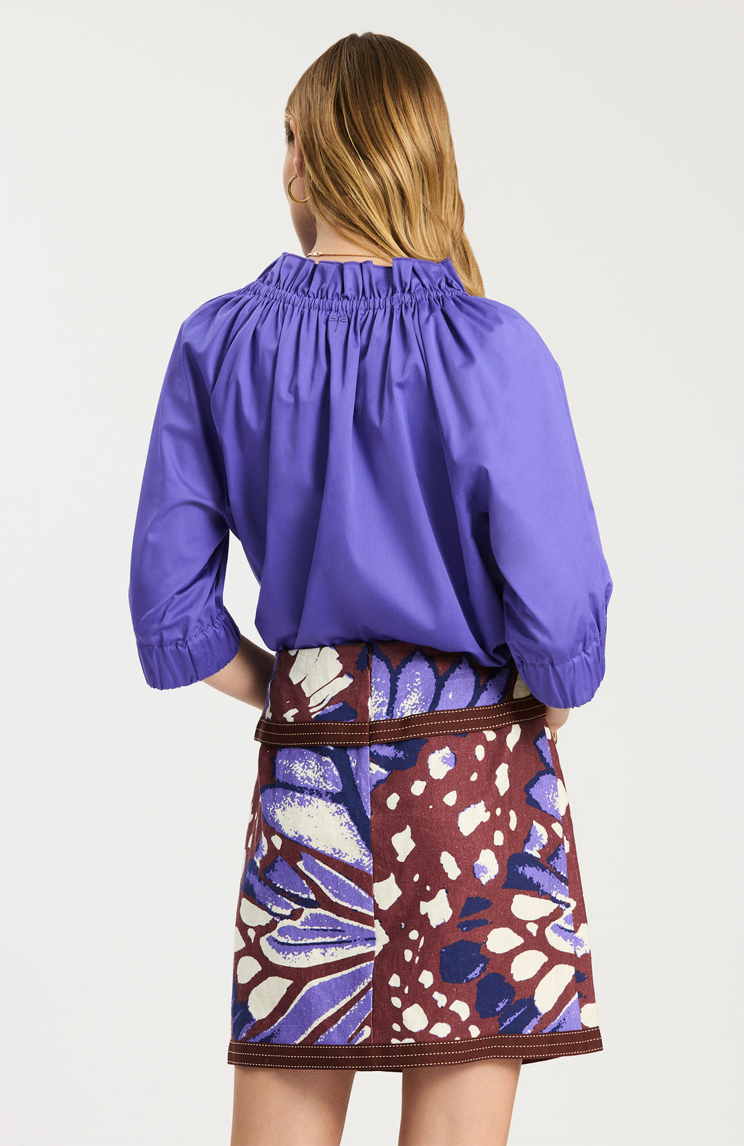 Zoey Linen Wrap Skirt | Multi