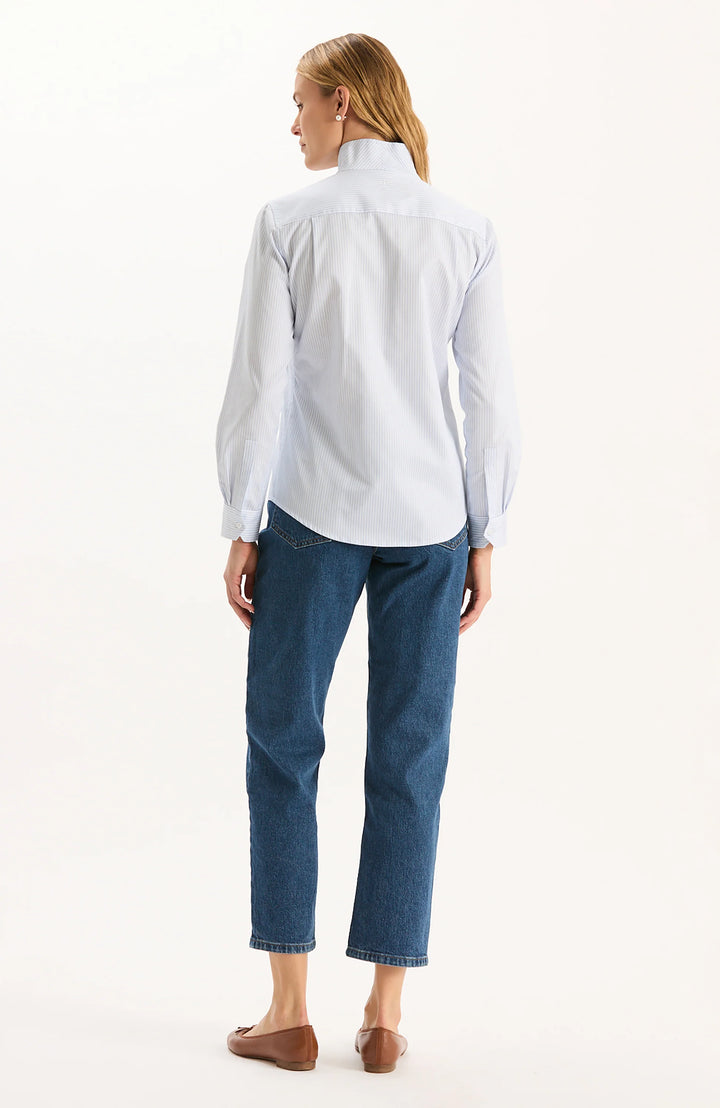 Natalie Shirt | Blue Stripes