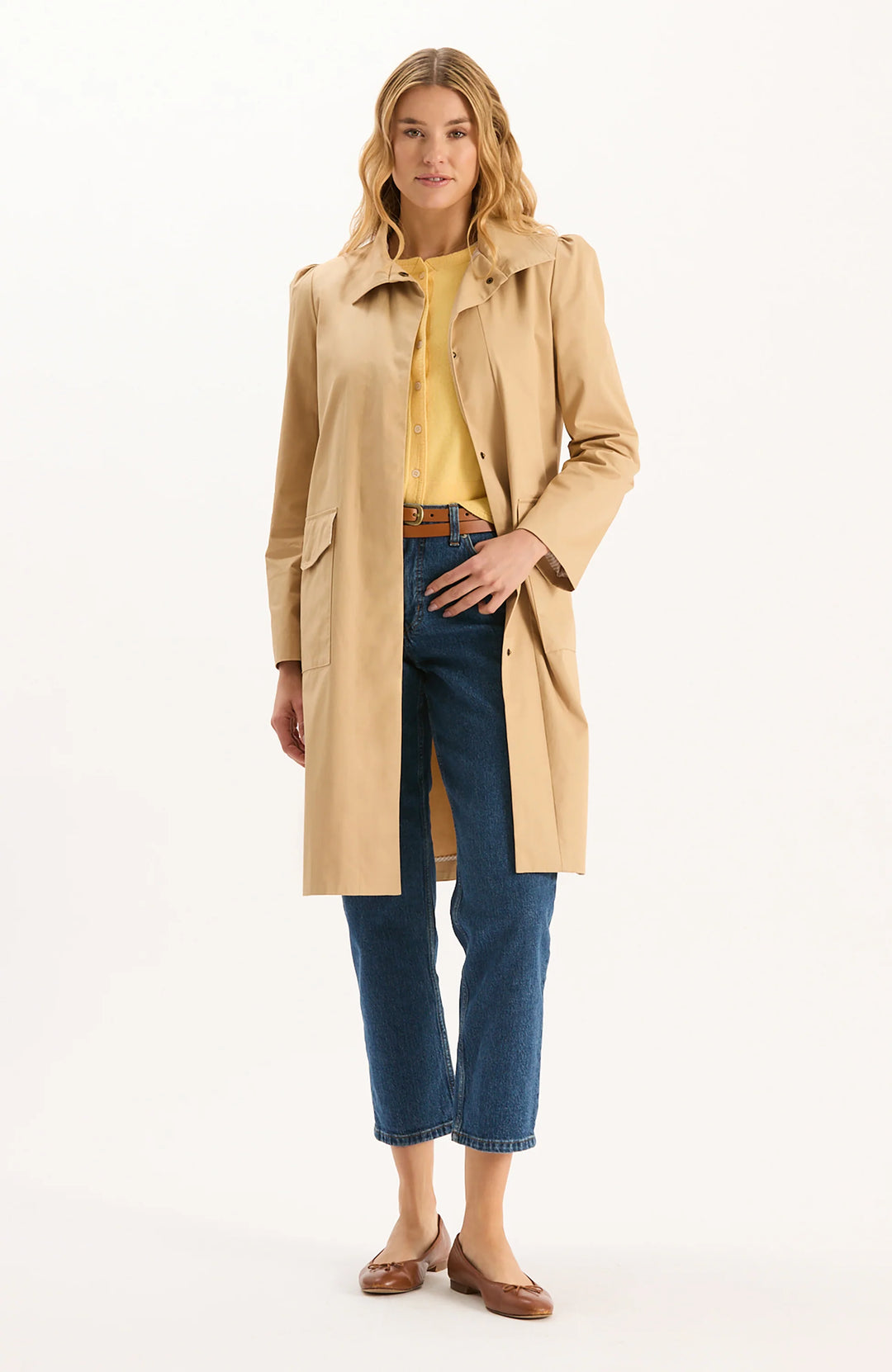 Tasha Water Repellent Trench | British Khaki