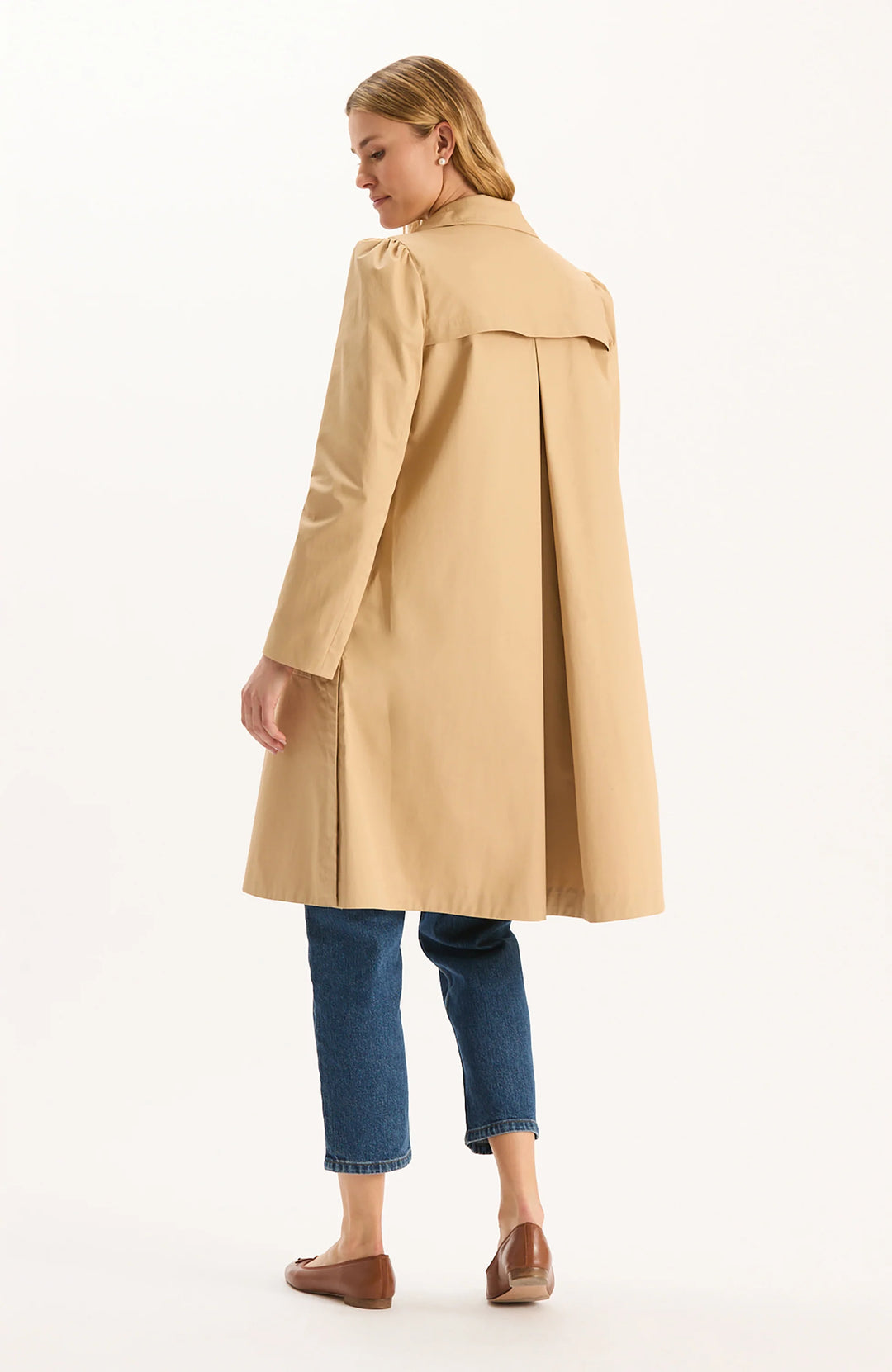 Tasha Water Repellent Trench | British Khaki