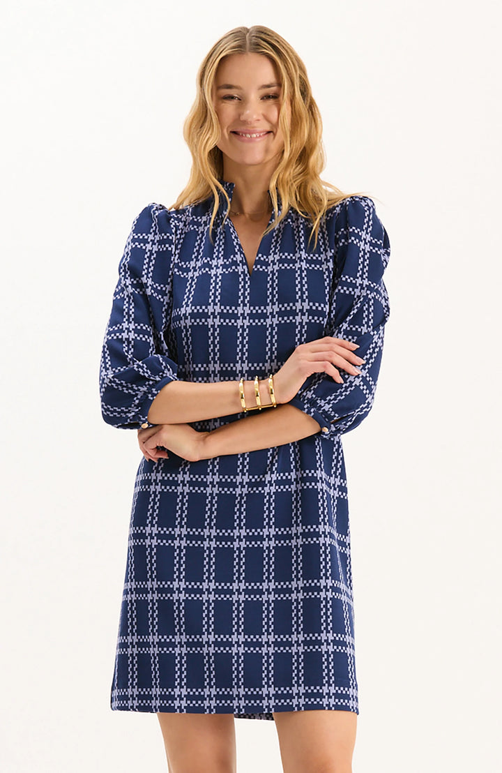 Sherri Knit Dress | Navy Sweet Lavender