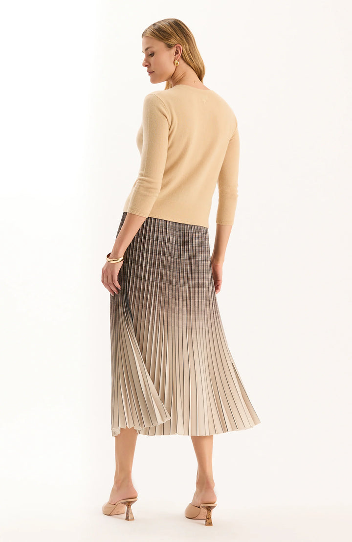 Cara Pleated Skirt | Hombred Plaid