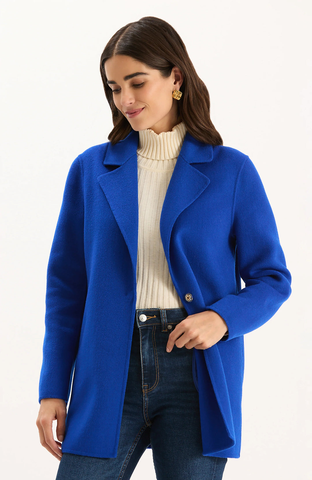 Shannon Car Coat | Banner Blue