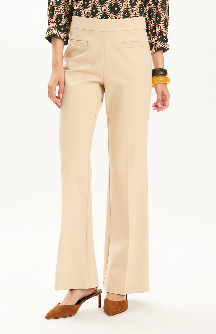 Marilyn Knit Ponte Pant | Fawn