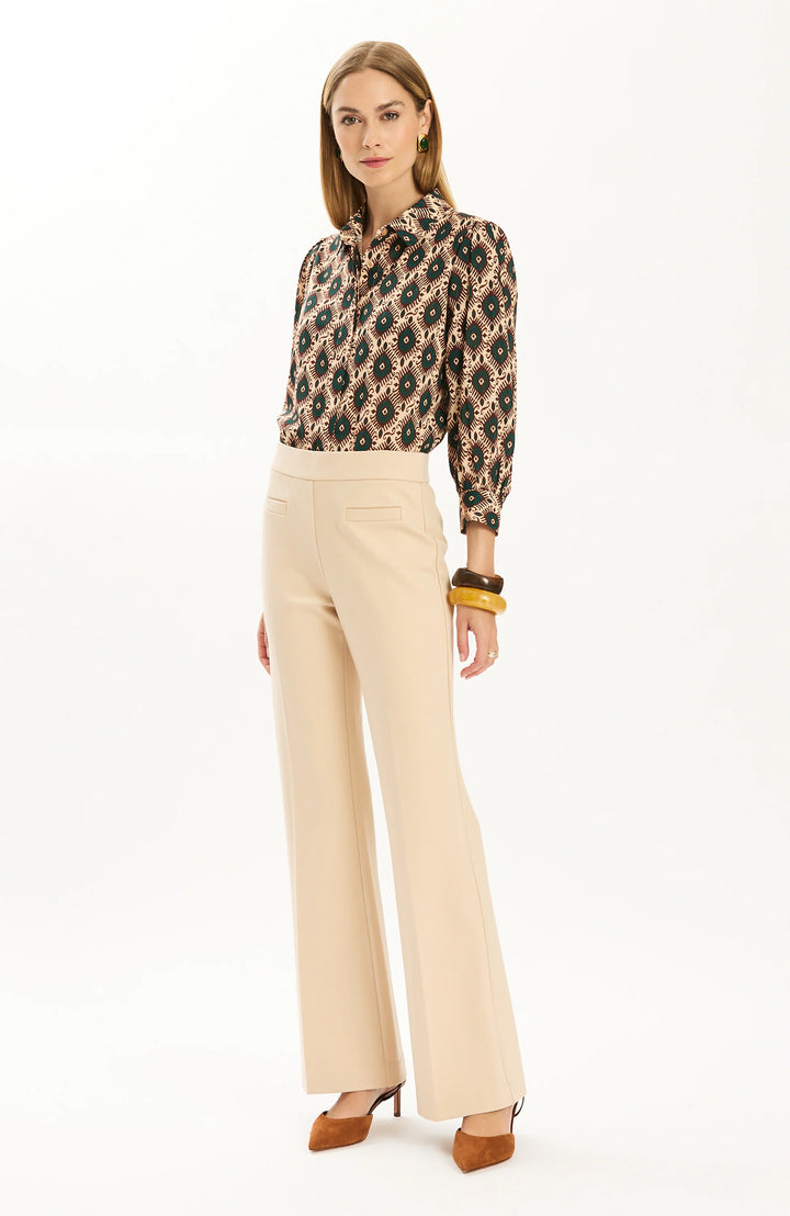 Marilyn Knit Ponte Pant | Fawn