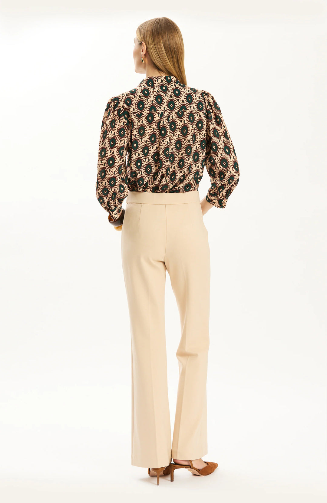 Marilyn Knit Ponte Pant | Fawn