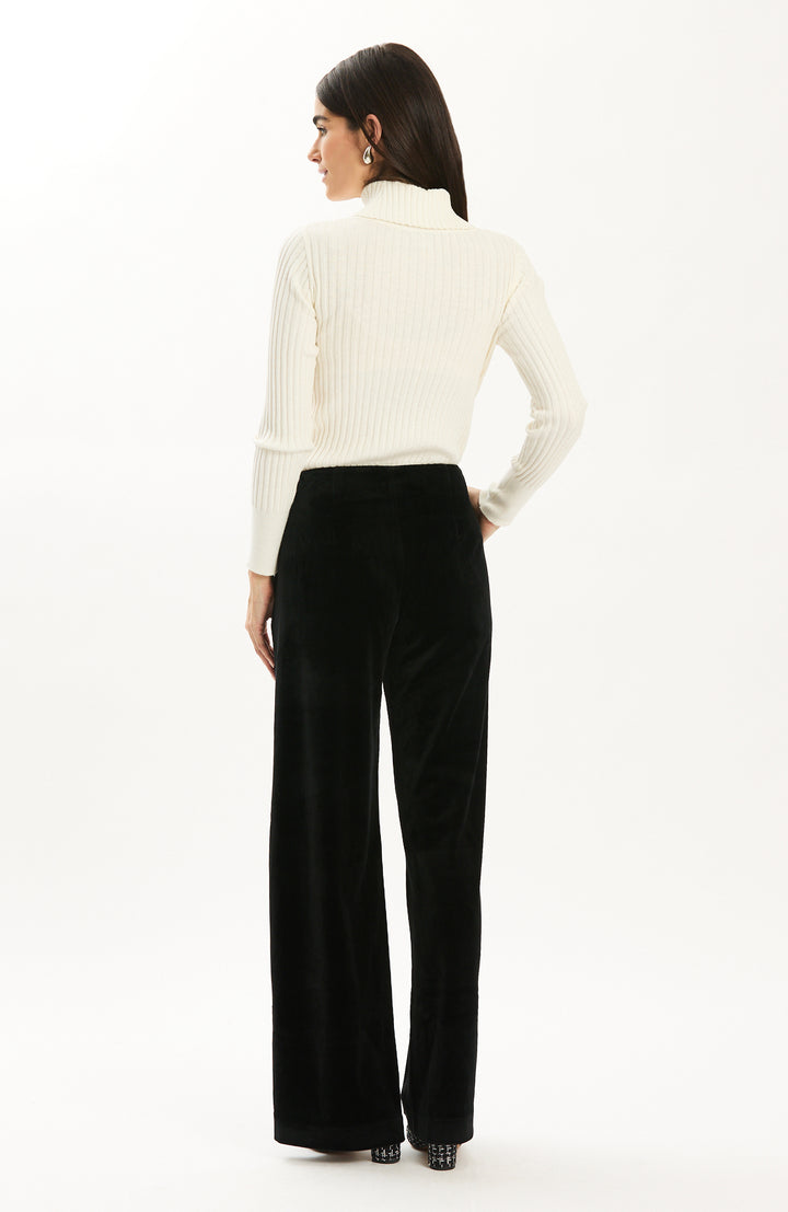 Kathy Velvet Pant | Black