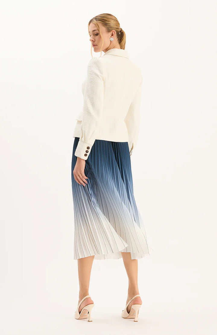 Cara Ombré Pleated Skirt