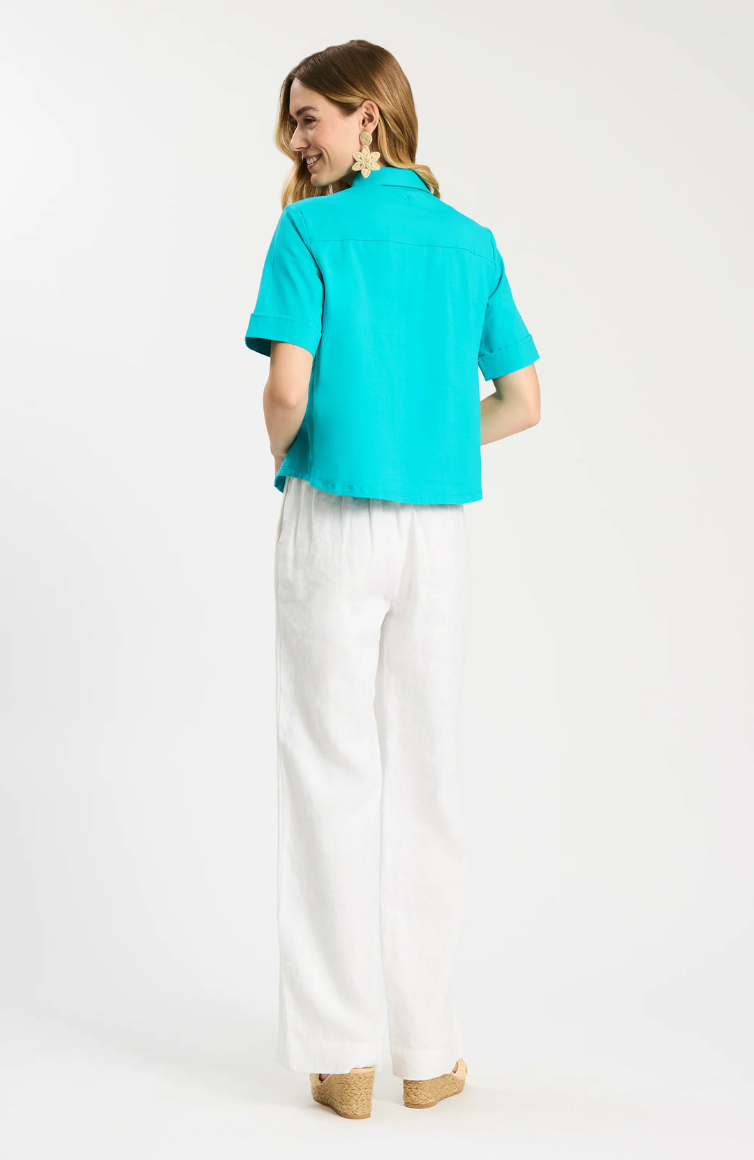 Gold Button Club Shirt | Ceramic