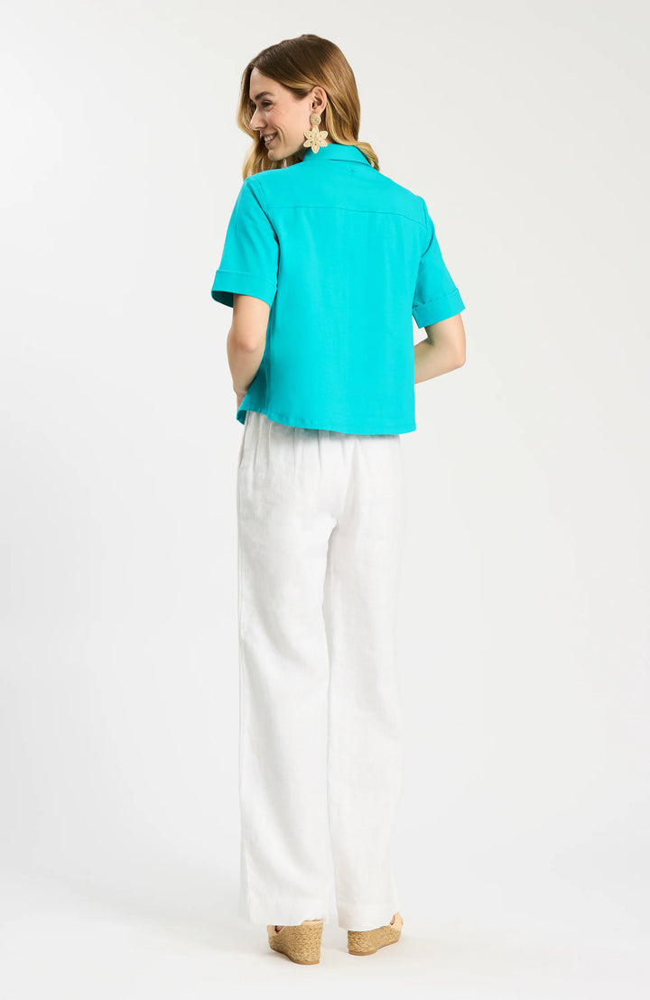 Gold Button Club Shirt | Ceramic