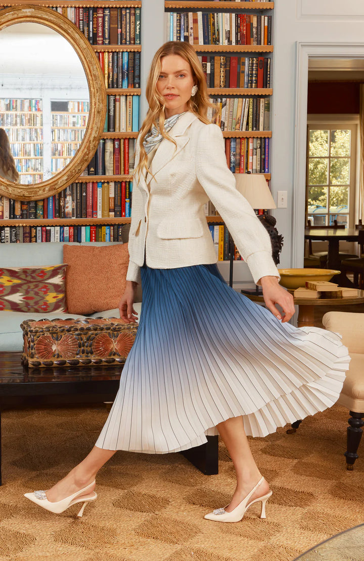 Cara Ombré Pleated Skirt