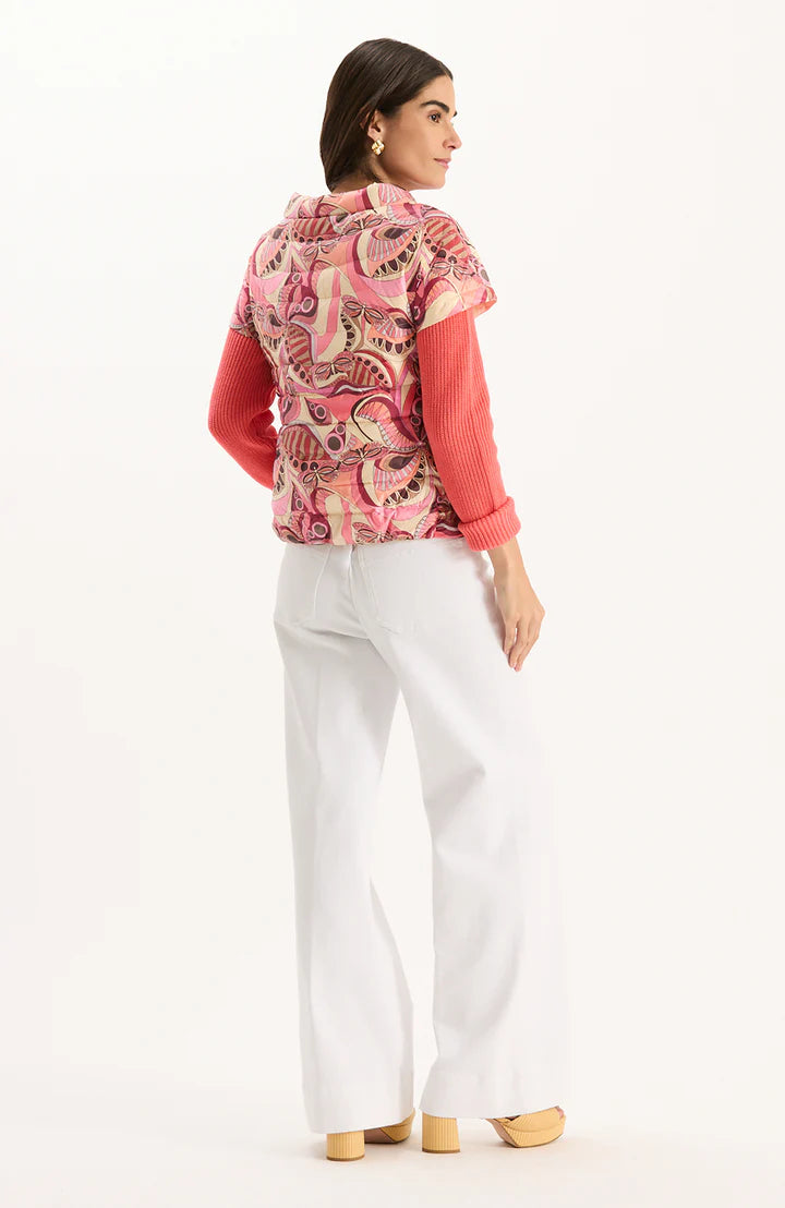 Shelly Cap Sleeve Vest | Tucci Multi