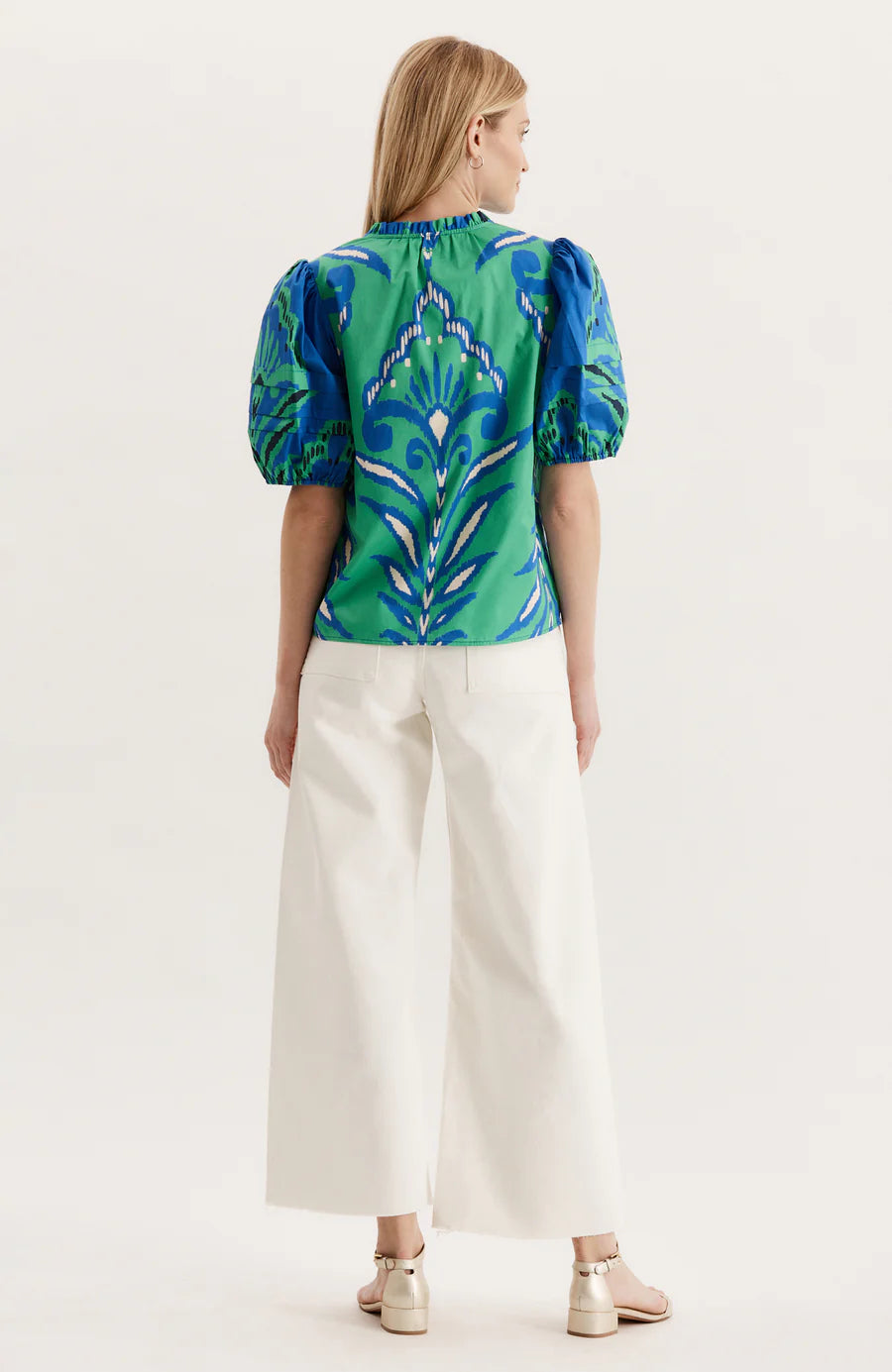 Jenna Cotton Graphic Top | Multi