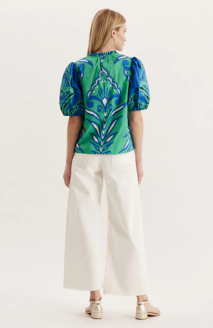 Jenna Cotton Graphic Top | Multi
