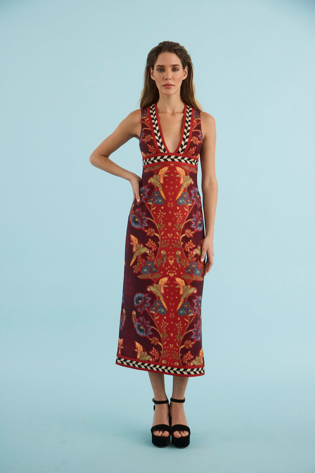 Caroline Dress | Birds of a Feather Maroon