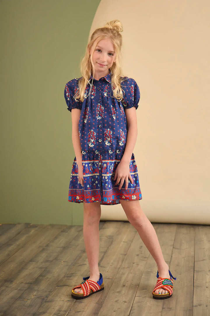 Girl's Drifter Mini | Fall Floral Navy