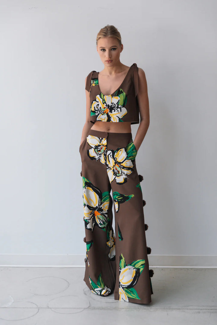 Tie Shoulder Shell | Giant Lilies