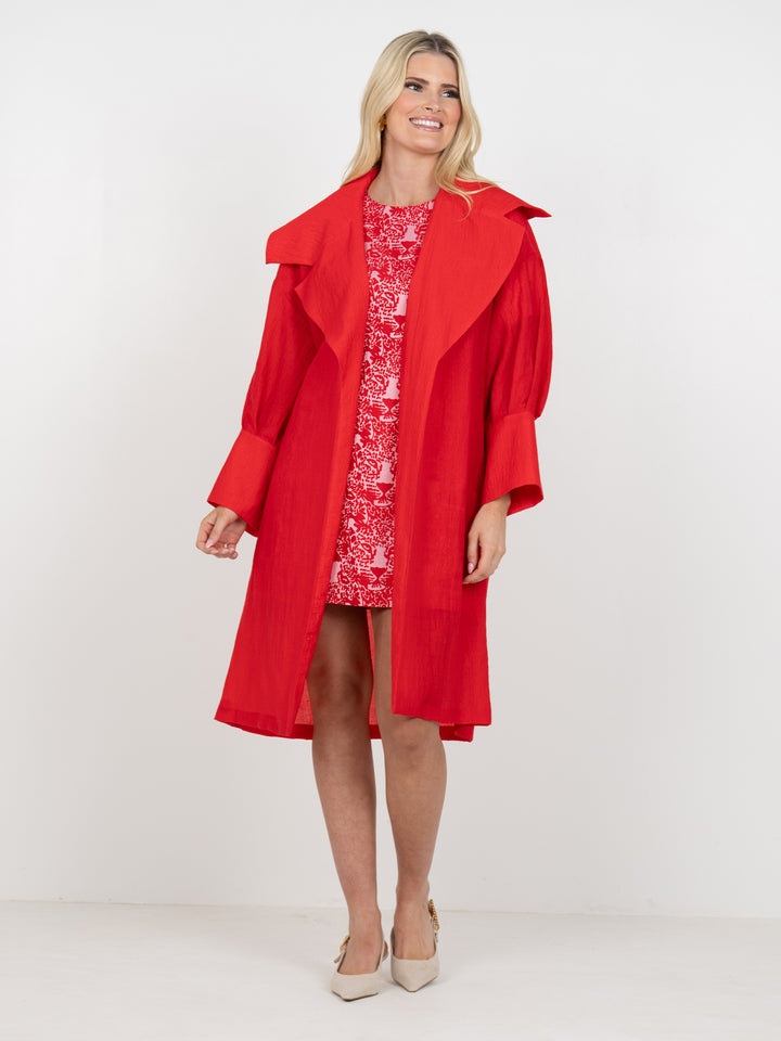 Manhattan Coat | Cardinal Red