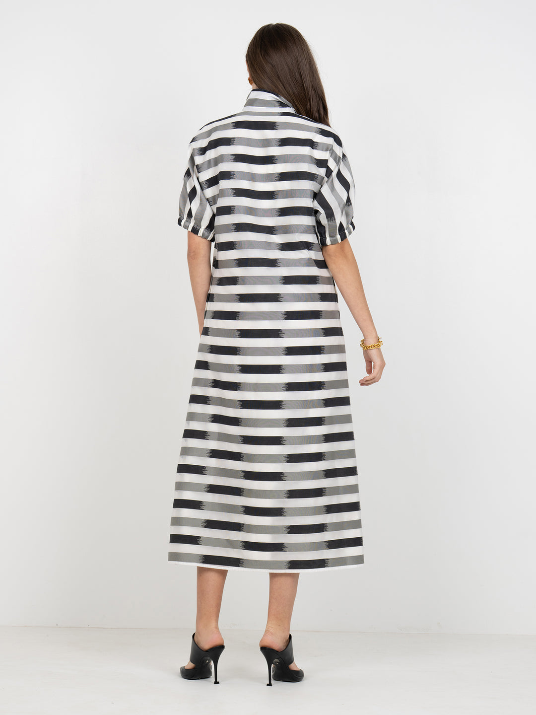 Poppy Maxi Dress | Truffle Stripe