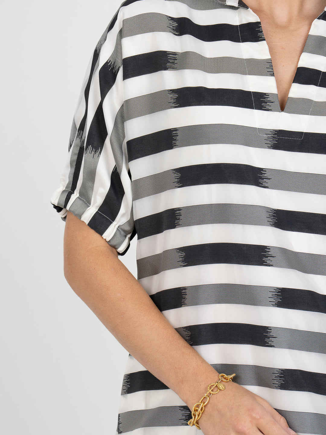 Poppy Maxi Dress | Truffle Stripe