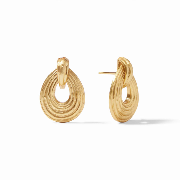 Havana Demi Doorknocker Earrings