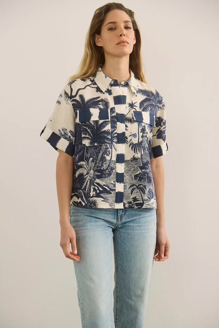 Hawkins Top | Bermuda Toile