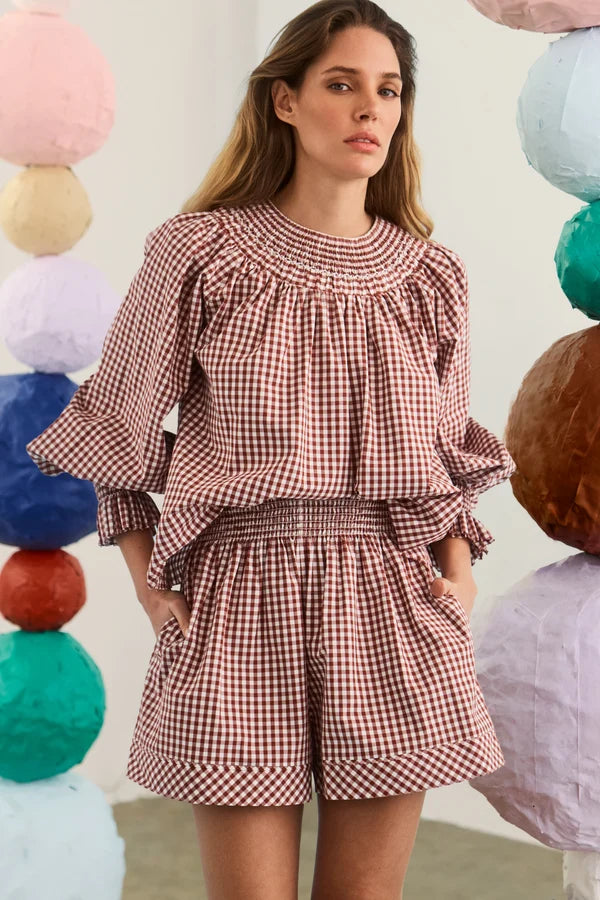Jemma Short | Cotswold Check Rust