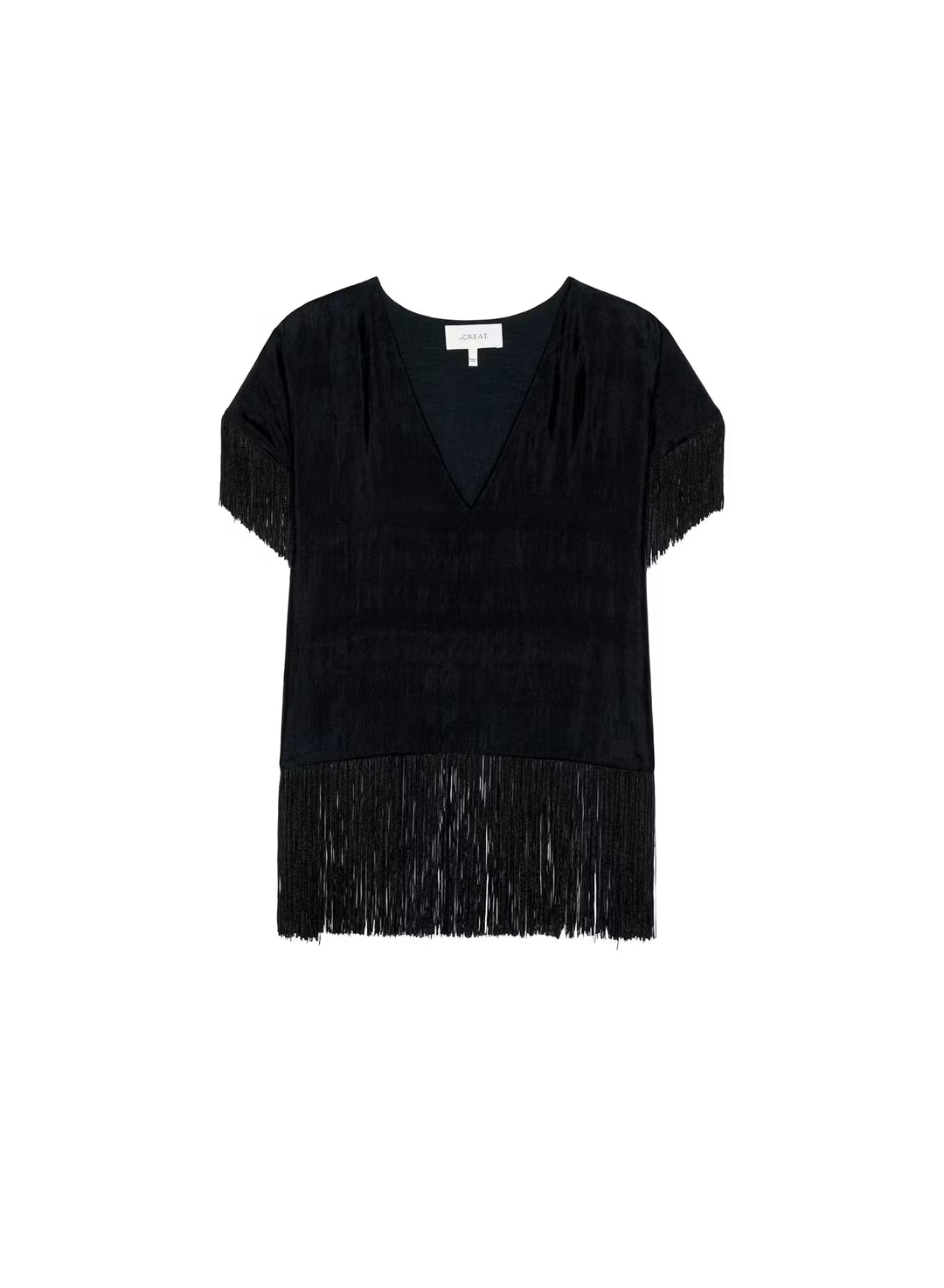 The Fringe Top | Black