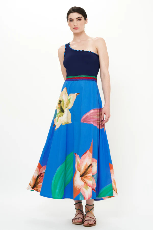 Swing Skirt | Hibiscus Blue