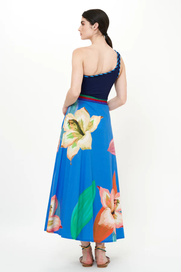 Swing Skirt | Hibiscus Blue