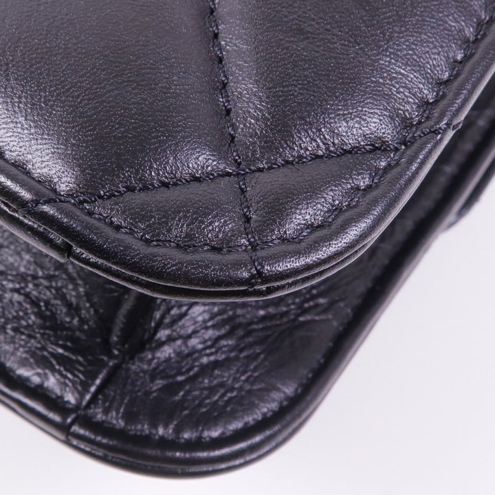 Chanel Black Cowhide Leather Shoulder Bag