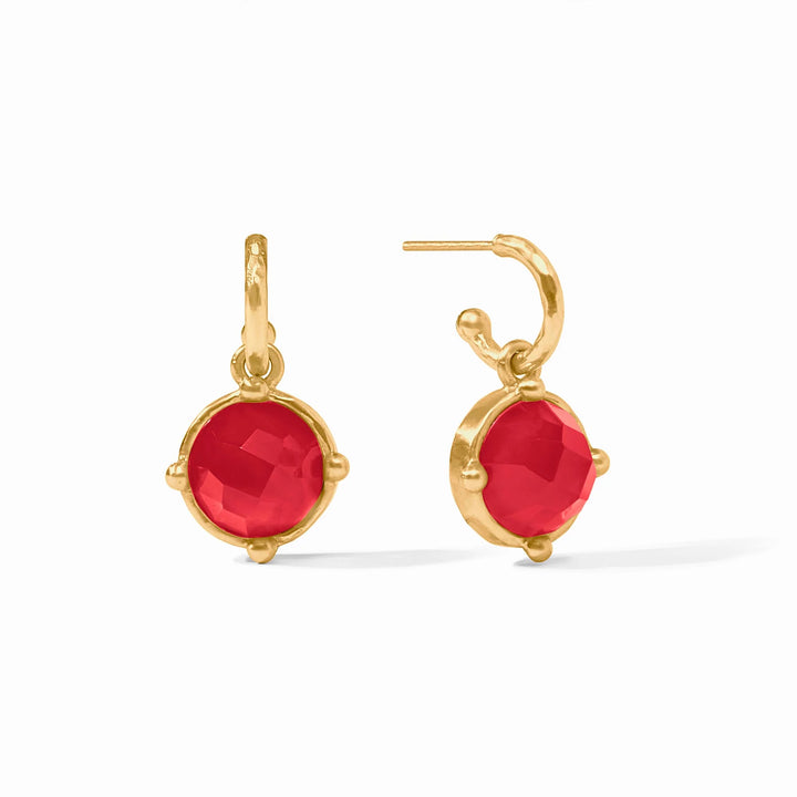Julie Vos Honeybee Hoop & Charm Earring | + Colors