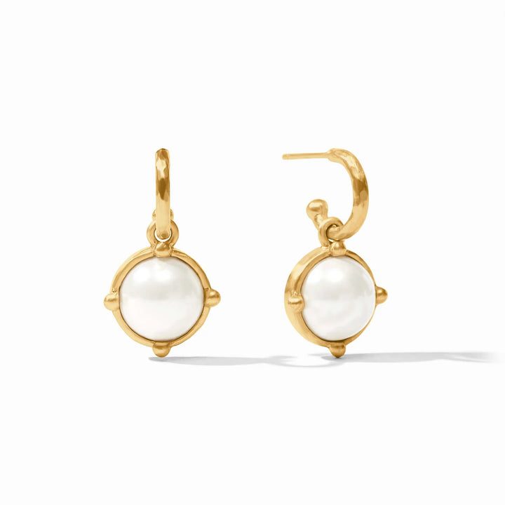 Julie Vos Honeybee Hoop & Charm Earring | + Colors