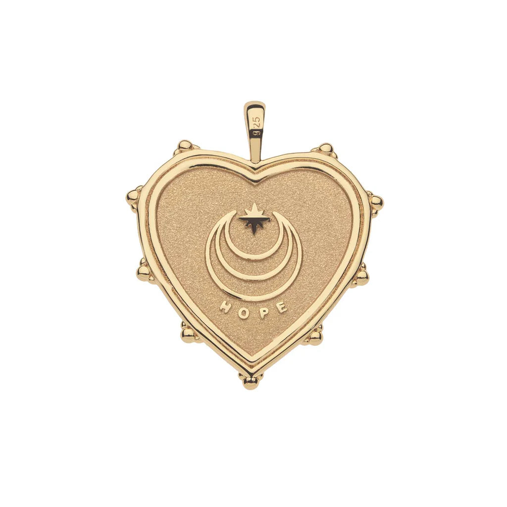 HOPE Heart Pendant Necklace
