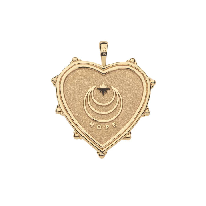 HOPE Heart Pendant Necklace