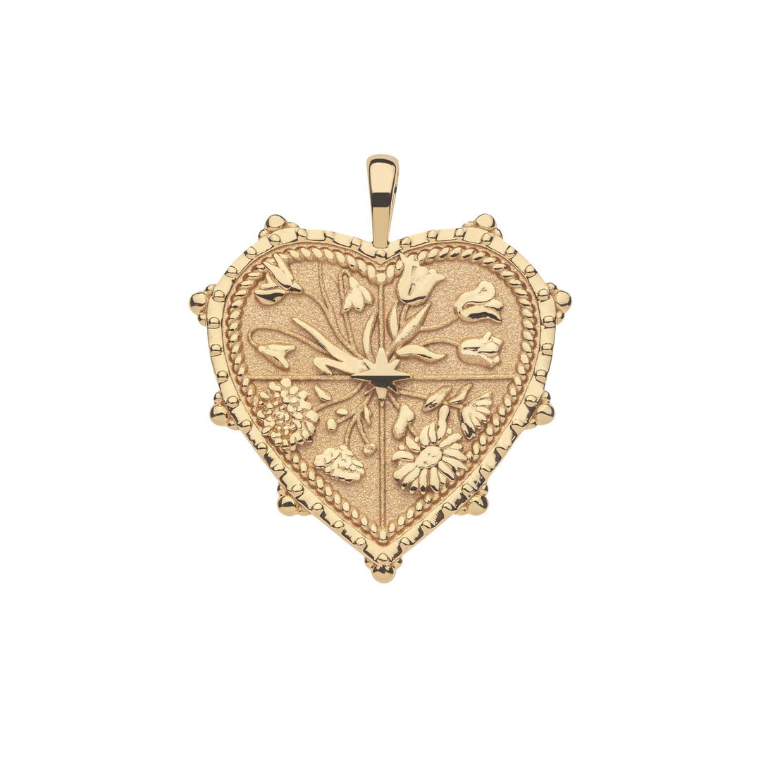 HOPE Heart Pendant Necklace