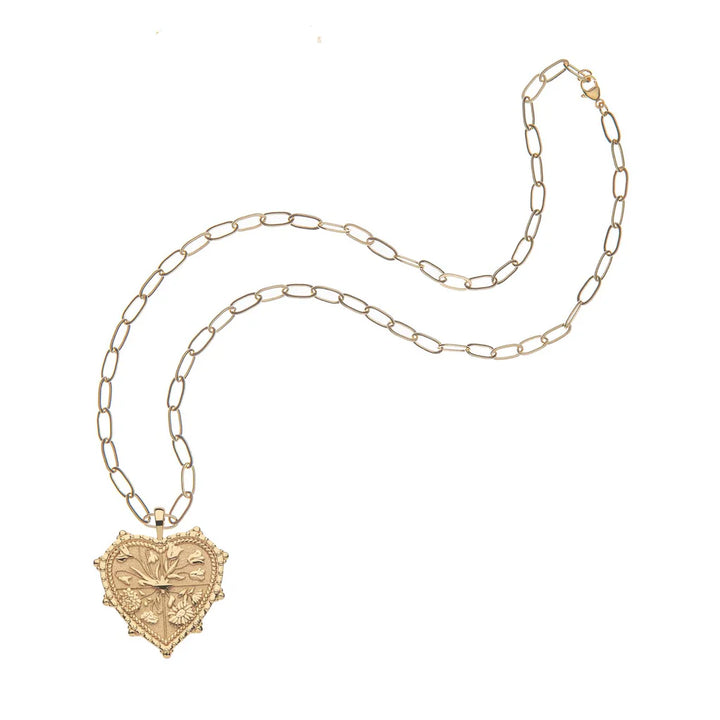 HOPE Heart Pendant Necklace