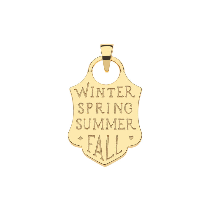 HOPE Shield Pendant on 16-18" Classic Rolo Chain