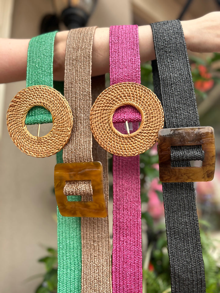 Woven Buckle Belt | + Colors