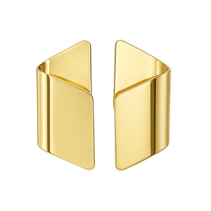 Daybreak Earrings | Shiny Gold