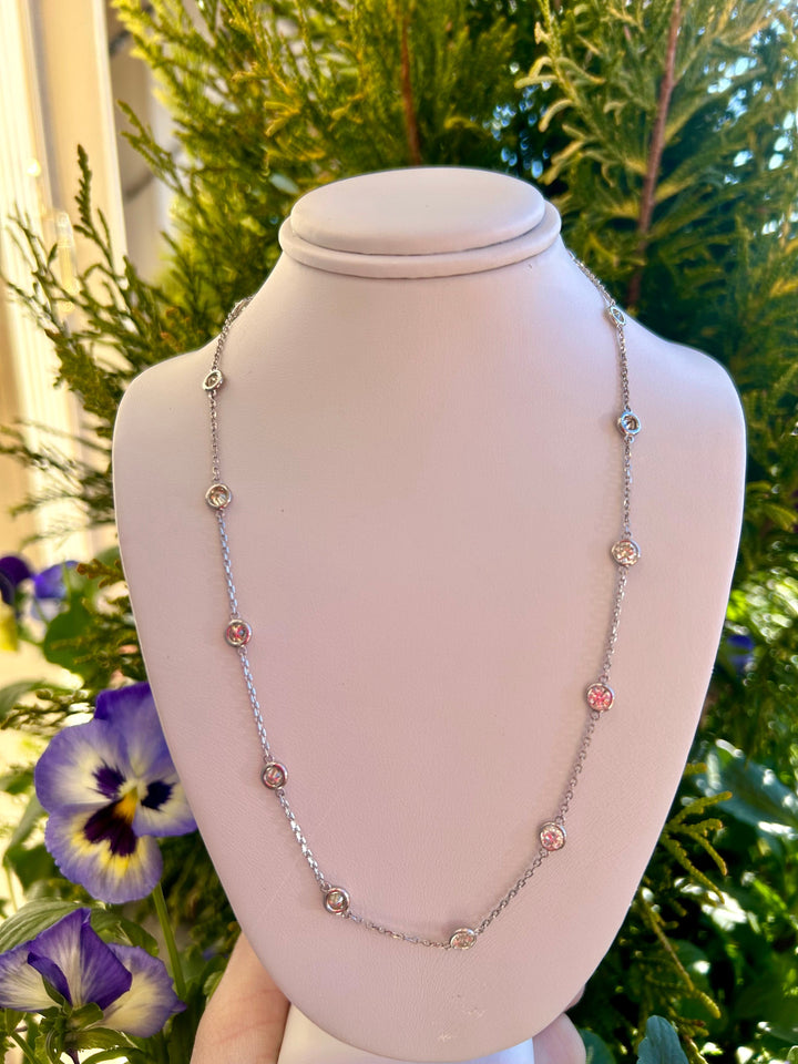 14k Diamonds by the Yard Necklace | 1-3CT
