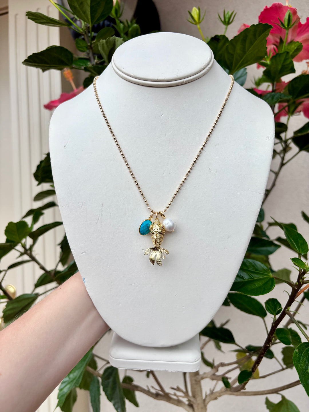 Zoe Charm Cluster Necklace | + Colors
