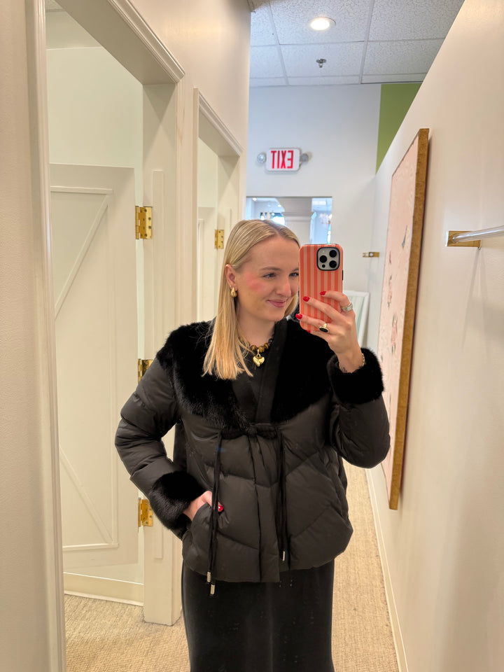 Down  Puff Jacket | Black