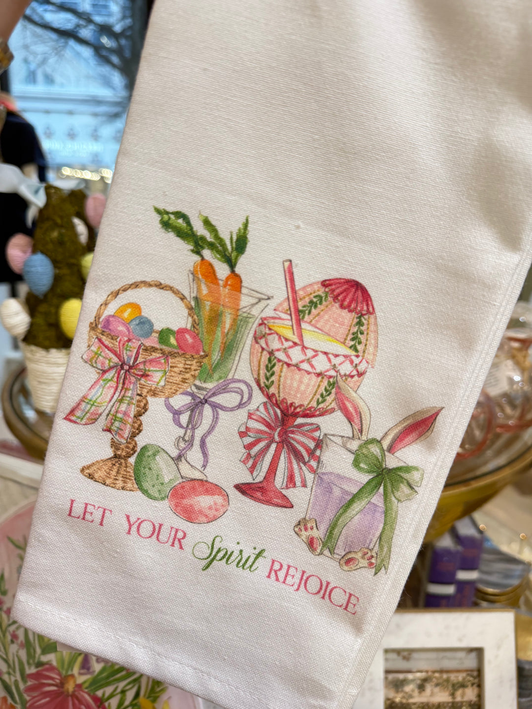 Easter Cocktails Kitchen Towel